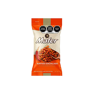 Cacahuate surtido enchilado Mafer 170g