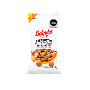 Cacahuates estilo japonés Bokados 210g