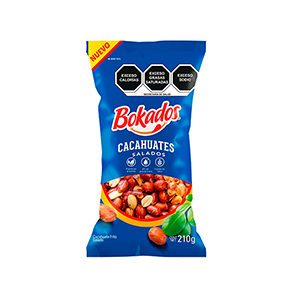 Cacahuates salados Bokados 210g