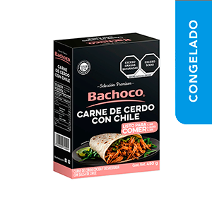 Carne de cerdo deshebrada con chile premium Bachoco 450g