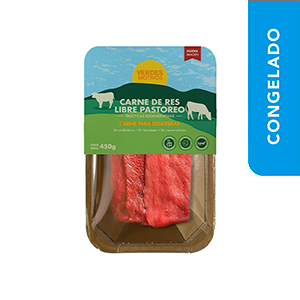 Carne de res para deshebrar congelada orgánica Verdes Motivos 450g