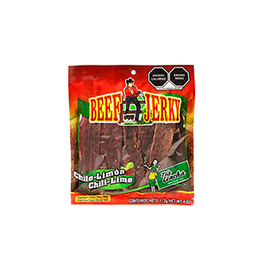 Carne seca de res beef jerky chile y limón Tía Lencha 113g