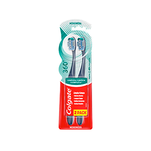 Cepillo dental 360 Colgate 2pz
