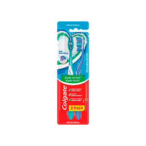 Cepillo dental triple acción Colgate 2pz
