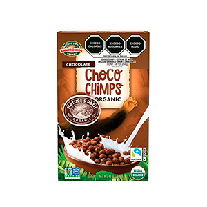 Cereal sabor chocolate orgánico Choco Chimps Nature's Path 284g