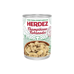 Champiñones rebanados Herdez 380g
