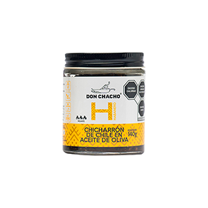 Chicharrón de chile habanero en aceite de oliva Don Chacho 140g