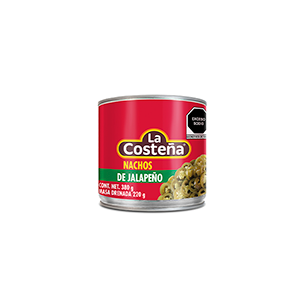 Chiles jalapeños en rodajas para nachos La Costeña 380g