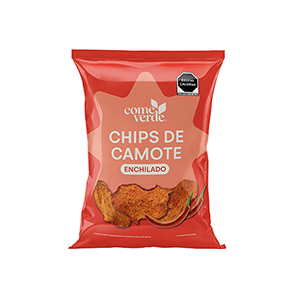 Chips de camote enchilado Come Verde 180g