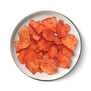 Chips de jícama sabor flaming hot Calii 100g