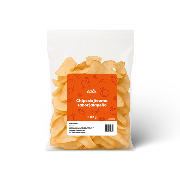 Chips de jícama sabor jalapeño Calii 100g - 2