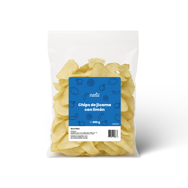 Chips de jícama limón y sal Calii 100g - 2