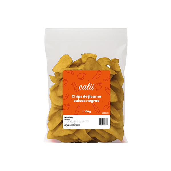 Chips de jícama sabor salsas negras Calii 100g - 2