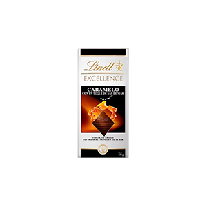 Chocolate amargo con caramelo y sal de mar excellence Lindt 100g