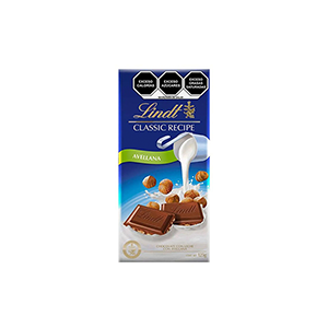 Chocolate con leche y avellanas classic recipe Lindt 125g