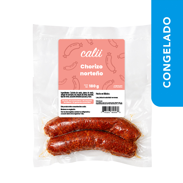 Chorizo norteño Calii 180g - 2