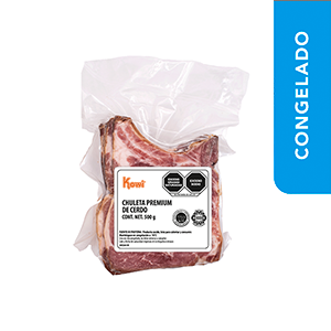 Chuleta ahumada premium de cerdo Kowi 500g