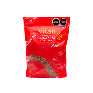 Churritos de amaranto con chile sin gluten Vitali 500g