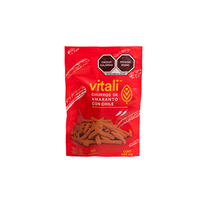 Churritos de amaranto con chile sin gluten Vitali 50g