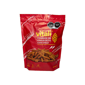 Churritos de amaranto con chile sin gluten Vitali 500g
