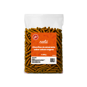 Churritos de amaranto sabor salsas negras sin gluten Calii 200g - 2