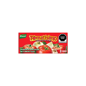 Concentrado de tomate en cubos de 11g Knorr 8pz