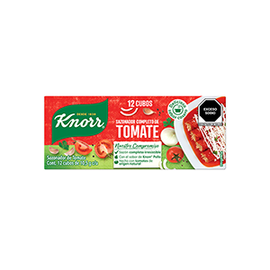Consomé de tomate en cubos de 10.5g Knorr 12pz