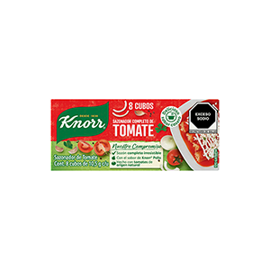 Consomé de tomate en cubos de 10.5g Knorr 8pz