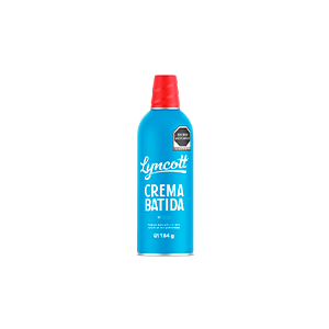 Crema batida reducida en grasa Lyncott 184g