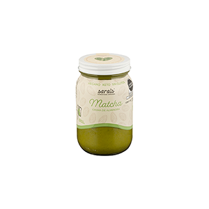 Crema de almendra con matcha Sarai's 230g
