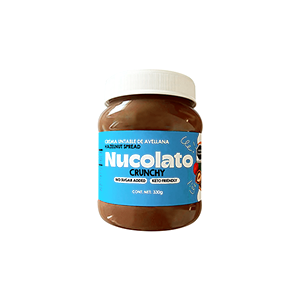 Crema de avellanas crunchy Nucolato 330g