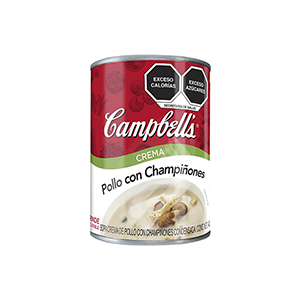Crema de pollo con champiñones Campbell's 420g