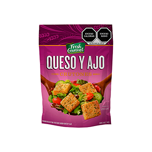Crutones sabor queso y ajo Fresh Gourmet 142g