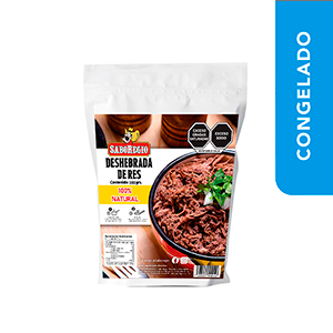 Deshebrada de res natural Saboregio 380g