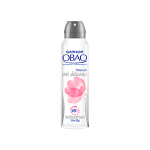 Desodorante en aerosol mujer frescura piel delicada Obao 150ml