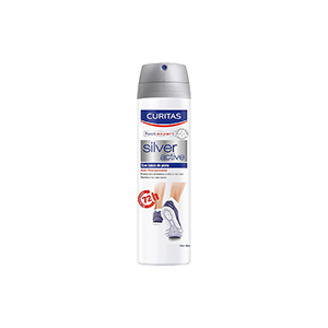 Desodorante para pies silver active Curitas 150ml