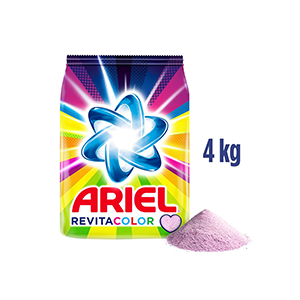 Detergente en polvo doble revitacolor Ariel 4kg