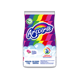 Detergente en polvo floral Arcoíris 1kg