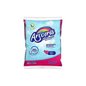 Detergente en polvo floral Arcoíris 800g