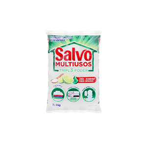 Detergente en polvo multiusos Salvo 1Kg