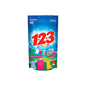 Detergente líquido color 1-2-3 1L