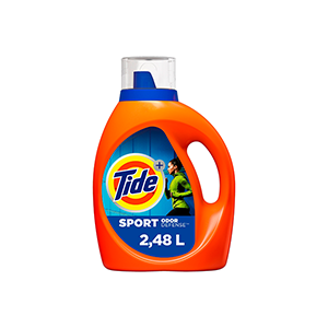 Detergente líquido sport odor defense Tide 2.48L