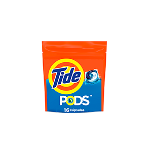 Detergente pods original Tide 16pz