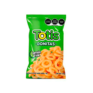 Donitas sabor sal y limón Totis 110g