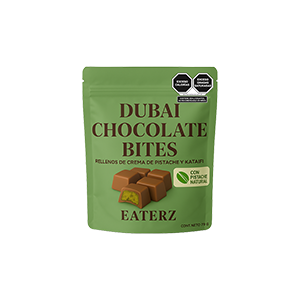 Dubai chocolate bites sin azúcar añadida Eaterz 70g