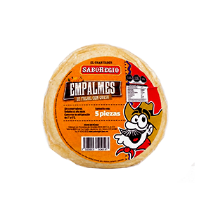 Empalmes de frijol con queso Saboregio 400g