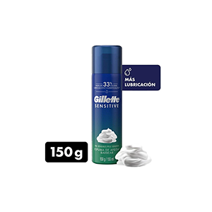 Espuma de afeitar sensitive Gillette 155ml