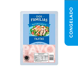 Fajitas de pechuga de pavo Dos Familias 500g
