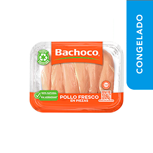 Filete de pechuga de pollo pigmentado congelada Bachoco 550g