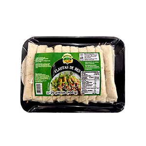 Flautas de res deshebrada La Luz 400g